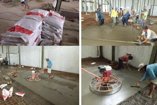 Floor Hardener at Medion Factory, Cimareme, West Java